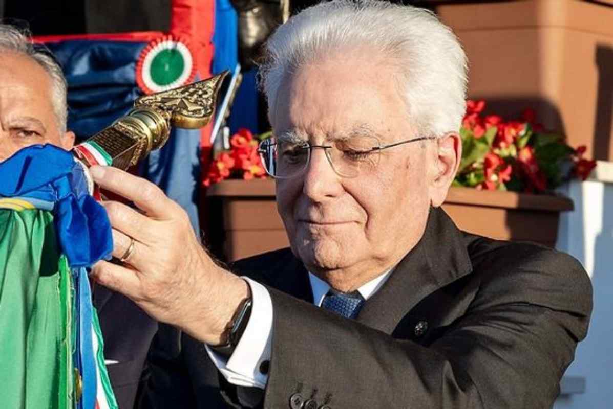 Il presidente della Repubblica Mattarella