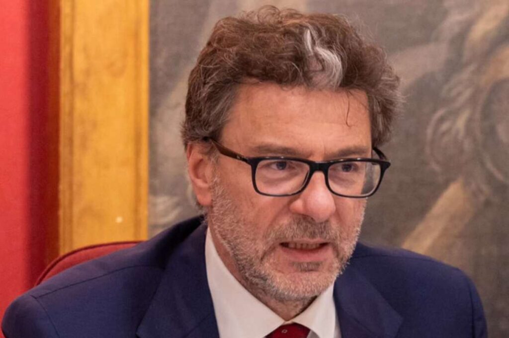 Il ministro dell'economia Giorgetti