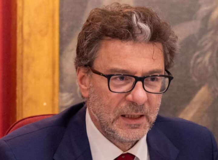 Il ministro dell'economia Giorgetti