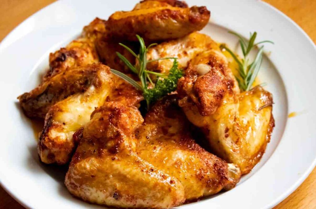 pollo cotto in piatto