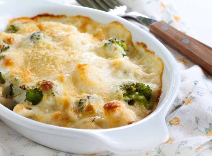 broccoli e cavoli gratinati