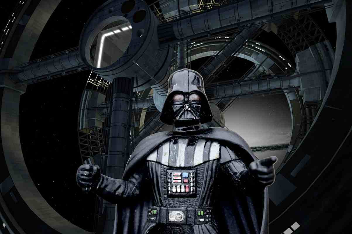 il cattivo darth vader di star wars