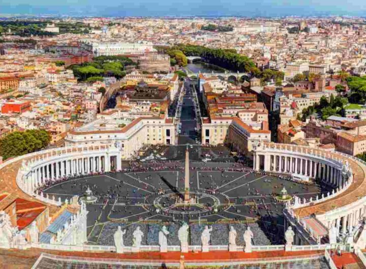 piazza san pietro dall'alto