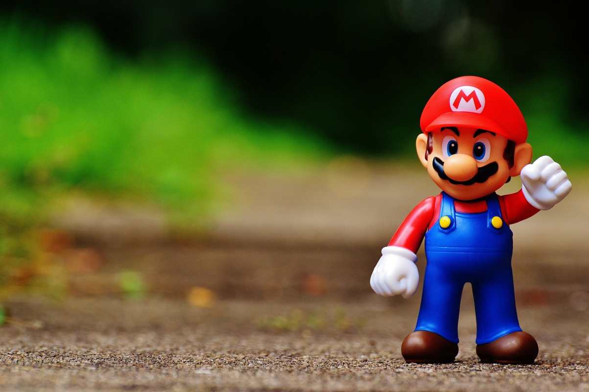 personaggio di super mario bros in videogioco